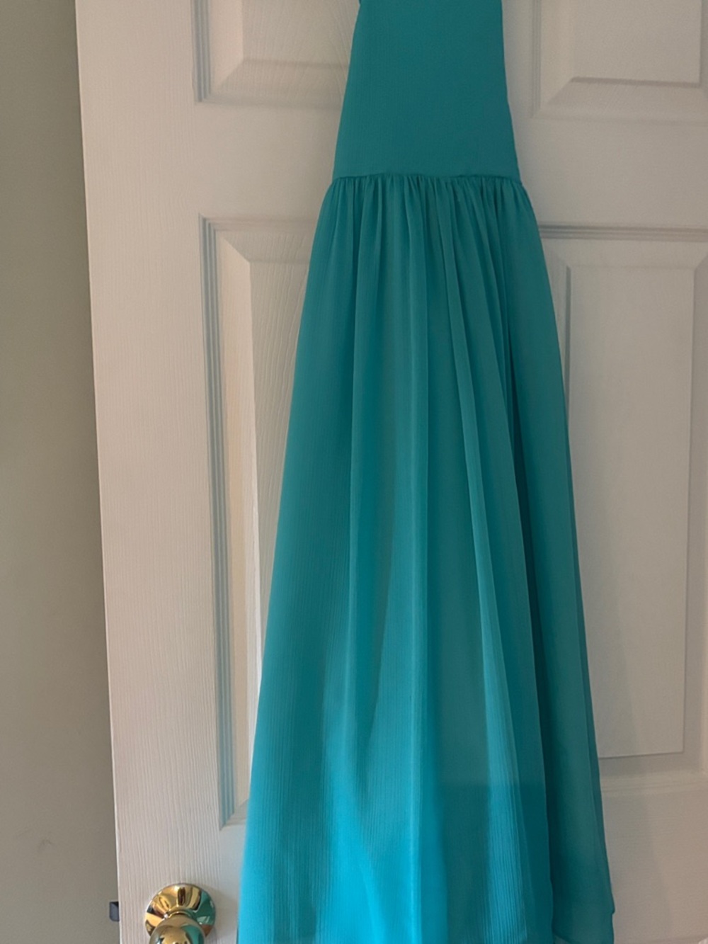 Amazon Girls Teal Spaghetti-Strap Maxi Dress
